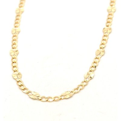 B&B Goldinvestic Zlatý řetízek N6015-585/1000 – Zboží Dáma