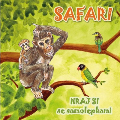 RAPPA Album obrázkové Safari Hraj si se samolepkami – Zboží Mobilmania
