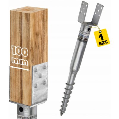 Domax PWU 100/865 Zemní vrut 100x865x1,8 – HobbyKompas.cz