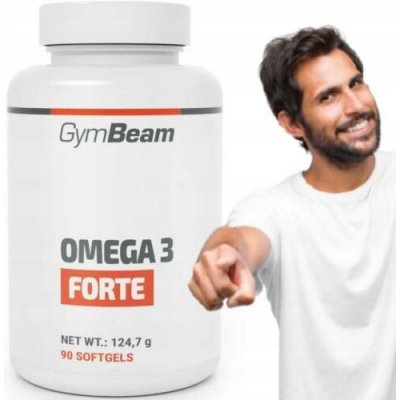 GymBeam Omega 3 Forte 180 kapslí – Hledejceny.cz