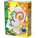 SES CREATIVE Mozaika na desce malá barevné kloboučky 100 dílků 14046x – Zbozi.Blesk.cz