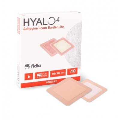 Hyalo4 Silic.Adhes.Border Lite Foam dr.10 x 10 cm 10 ks – Zboží Dáma