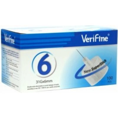 Promisemed Medical Verifine jehly 6 31G pro vš.pera 0,25 x 6 mm 100 ks