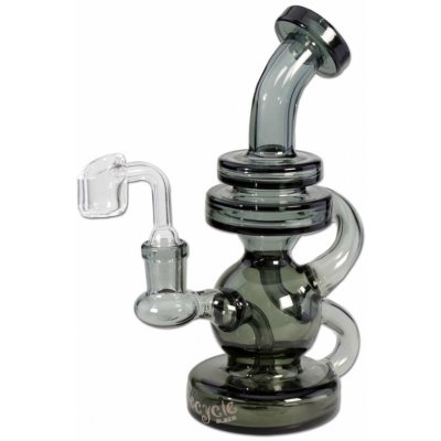 BLAZE Recycle Bong difuzérem a bangerem 20.5 cm Šedo-zelená – Hledejceny.cz