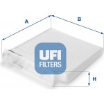Filtr, vzduch v interiéru UFI 53.104.00 (5310400) – Hledejceny.cz