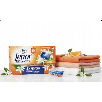 Lenor prací kapsle Universal Pomerančový květ a Broskev 22 PD – Zboží Mobilmania