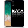 Pouzdro a kryt na mobilní telefon Apple Pouzdro Picasee silikonové Apple iPhone X/XS - NASA Triple čiré