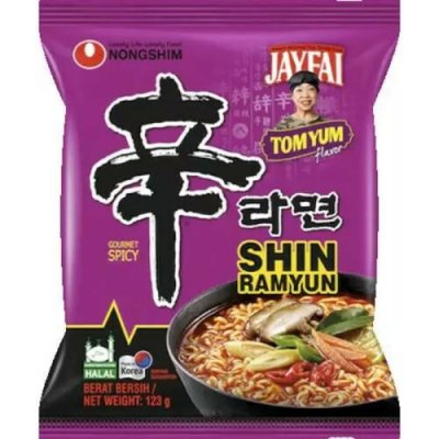 Nongshim Shin Ramyun Tom Yum Jayfai Thajské street food extra pálivé 123 g – Hledejceny.cz