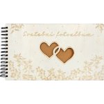 Albi Svatební fotoalbum dřevěné 21 listů 36 x 20,5 x 1,3 cm – Zboží Živě