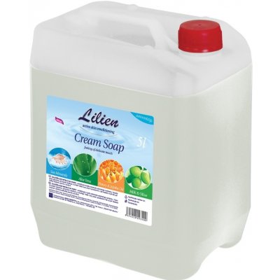 Lilien Olive Milk tekuté mýdlo náhradní náplň 5 l – Zboží Mobilmania