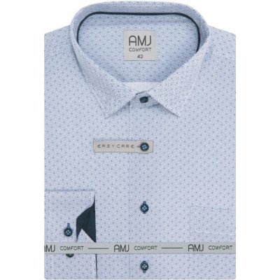 AMJ pánská košile dlouhý rukáv Slim Fit Comfort VDSBR 1475 – Zboží Dáma
