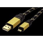 Roline 11.02.8826 Gold USB 2.0 kabel, USB A(M) - microUSB B(M), 1,8m – Hledejceny.cz