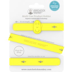 Matchstick Monkey silikon řemínek Yellow