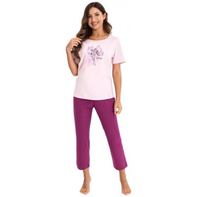 Dámské pyžamo Regina 739 růžová – Zbozi.Blesk.cz