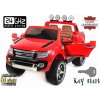 Beneo elektrické autíčko Ford Ranger Wildtrak Luxury EVA kola čalouněný sedadlo 24 GHz DO klíč 2 X MOTOR Dvoumístné Červené USB SD karta ORGINAL licence