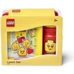 LEGO® ICONIC Girl svačinový set (láhev a box) - žlutá/červená – Zbozi.Blesk.cz