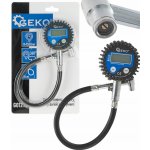 GEKO Manometr digitální na měření tlaku pneu, 0-13,8bar, s koncovkou 45° G01274 | Zboží Auto