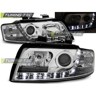 Tuning-Tec Přední čirá LED světla Audi A4 (2000 - 2004) - chromované – Hledejceny.cz