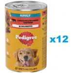 Pedigree Adult s hovězím v želé 12 x 1200 g – Hledejceny.cz
