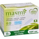 Masmi tampony Regular s aplikátorem z organické bavlny 18 ks – Sleviste.cz