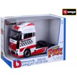 Bburago MB Actros Gigaspace červená bílá 1:43 – Zboží Mobilmania