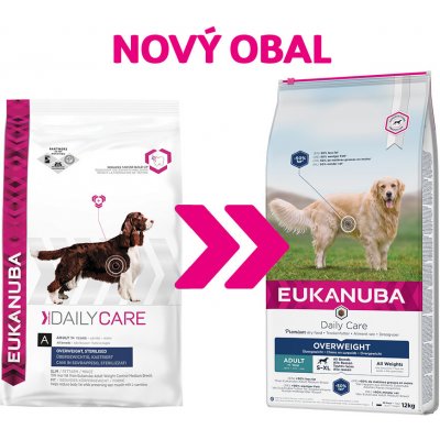 Eukanuba Daily Care Weight Care 2,5 kg – Zboží Mobilmania