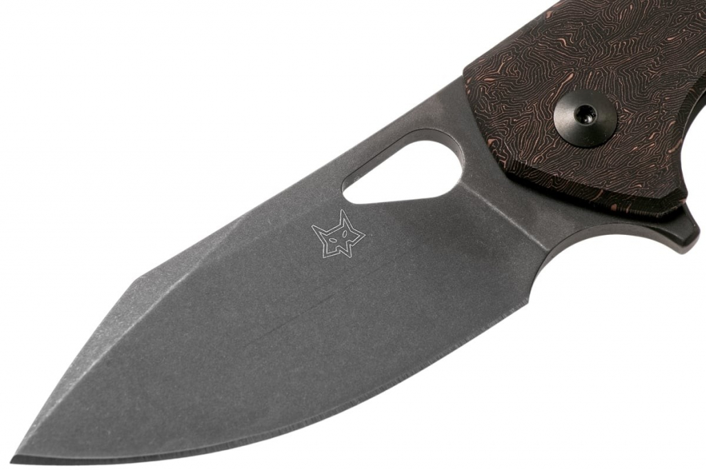 Fox Knives Yaru FX-527CF Space Coral Copper Carbon Fibre pocket knife