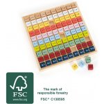 small foot Dřevěná vzdělávácí tabulka násobilka – Sleviste.cz