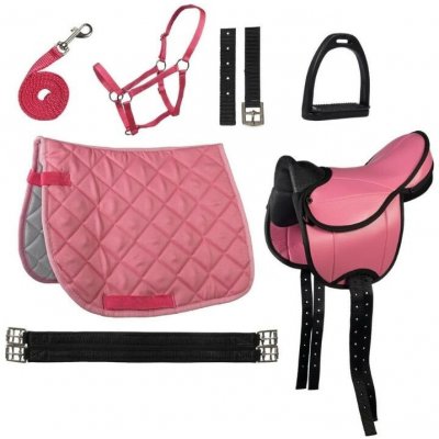 HKM Dětský kompletní set pro shetlandské poníky Lucy pink – Sleviste.cz