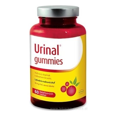 Walmark Urinal gummies želatinové tablety brusinky malina 60 ks – Hledejceny.cz