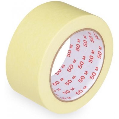 Kinekus Páska papírová malířská maskovací 50 mm x 50 m žlutá KIN01167650 – Zboží Mobilmania