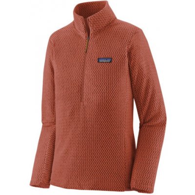 Patagonia R1 AIR ZIP-NECK oranžová – Zboží Mobilmania