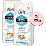 Brit Fresh Fish with Pumpkin Adult Large Muscles & Joints 2 x 12 kg – Hledejceny.cz