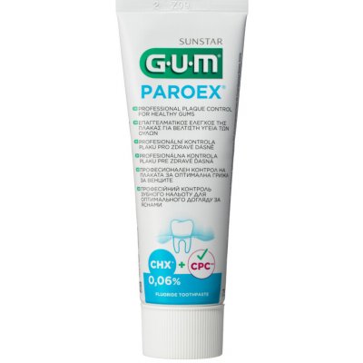 GUM PAROEX gelová CHX 0,06 % + CPC 0,05 % 75 ml – Hledejceny.cz