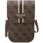 Pouzdro Guess PU 4G Printed Stripes Phone Bag hnědé – Sleviste.cz