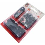 Nýtovací knoflíky WUK vodotěsný 5/6 (13,5mm) - černý nikl - 15ks/karta – Zboží Dáma