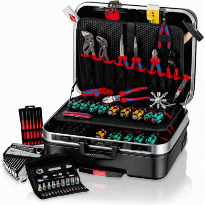 Kufr s nářadím BIG Basic Move pro mechaniky, sada 90 dílů - KNIPEX 00 21 06 M – Sleviste.cz