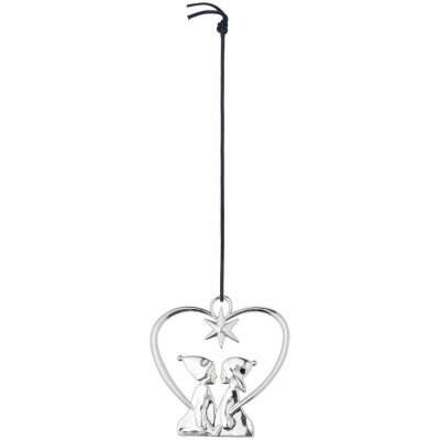 Kähler Design Heart Children vánoční ozdoba stříbrná – Hledejceny.cz