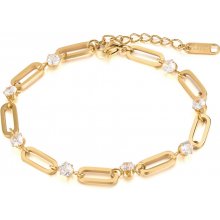 Mabell Dámský náramek z chirurgické oceli HEDRA CZ221GS1664GC45