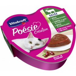 Vitakraft Cat Poésie jelly zvěř. brusinka 85 g