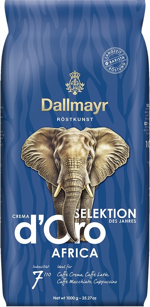 Dallmayr Crema D\'oro Africa výběr roku 2024 káva 1 kg