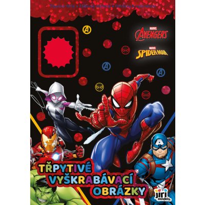 Jiri Models Třpytivé vyškrabávací obrázky Marvel – Hledejceny.cz