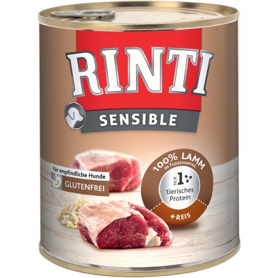 Rinti Sensible Jehněčí & rýže 24 x 0,8 kg – Zboží Mobilmania