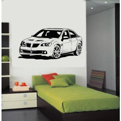 Merci-shop. Samolepka na zeď - Auto 22 ( 60 x 29 cm ) – Zboží Mobilmania