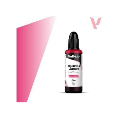 Vallejo tekutá akvarelová barva 32ml 340 Pink – Sleviste.cz