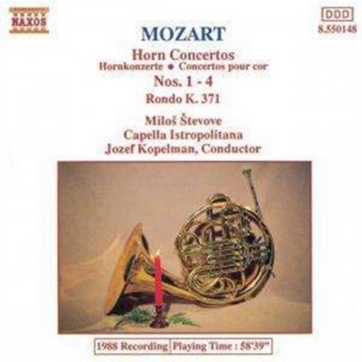 Mozart Wolfgang Amadeus - Horn Concertos Nos. 1 - 4 CD – Hledejceny.cz