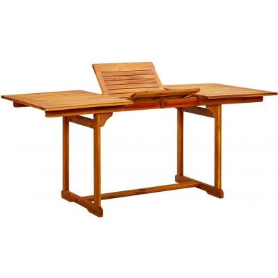 OMAXI 642191 Zahradní jídelní stůl (120–170) x 80 x 75 cm masivní akácie – Hledejceny.cz
