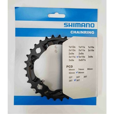 Shimano převodník SH FCMT500 30z 3x10s black – Zboží Dáma