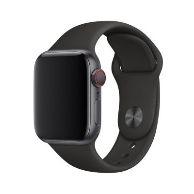 Atonyx Silikonový pásek pro Apple Watch 38/40/41 mm Černá 229 – Zboží Mobilmania