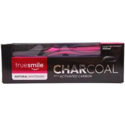 Truesmile Charcoal zubní pasta 100 ml + kartáček – Hledejceny.cz